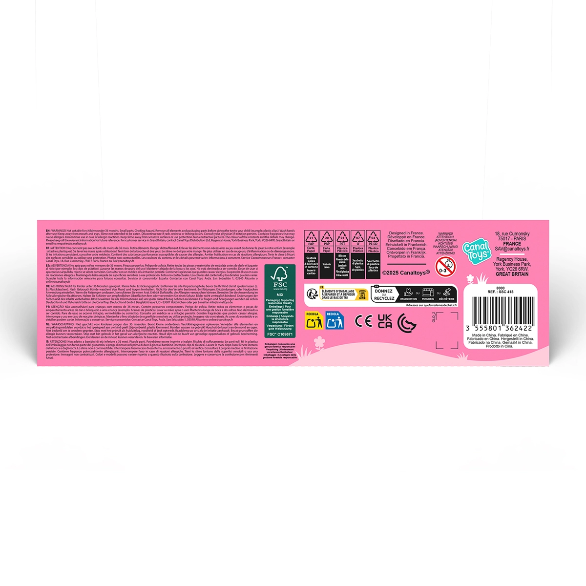 Slime flower 3 pack