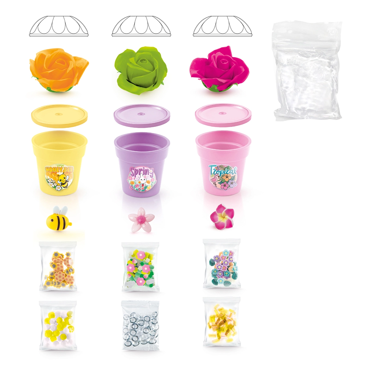 Slime flower 3 pack