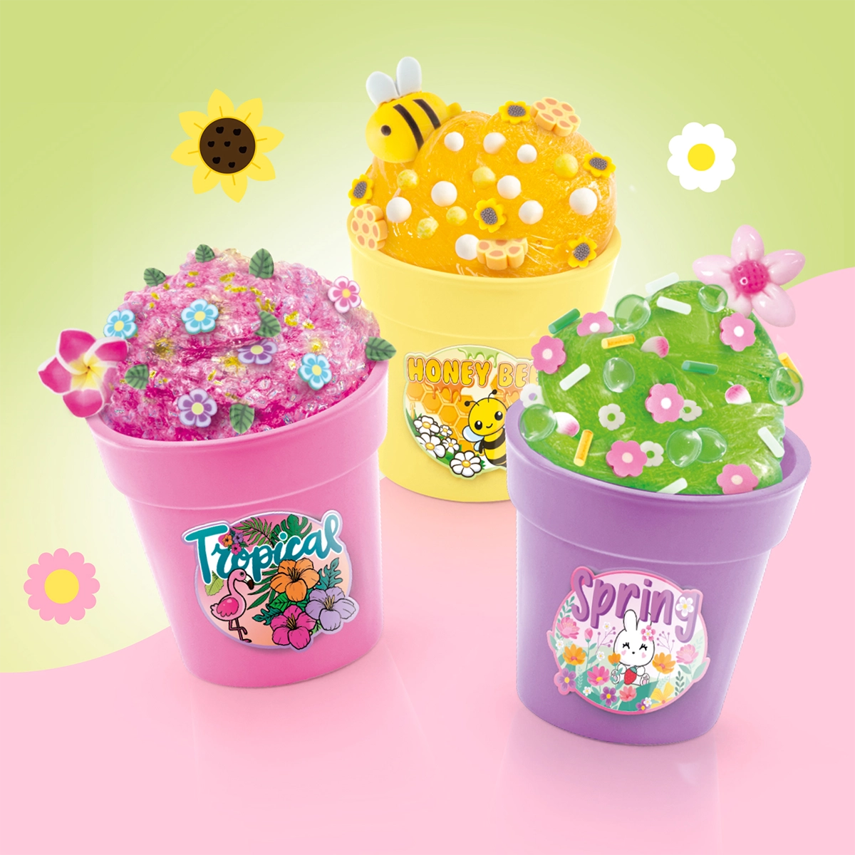 Slime flower 3 pack