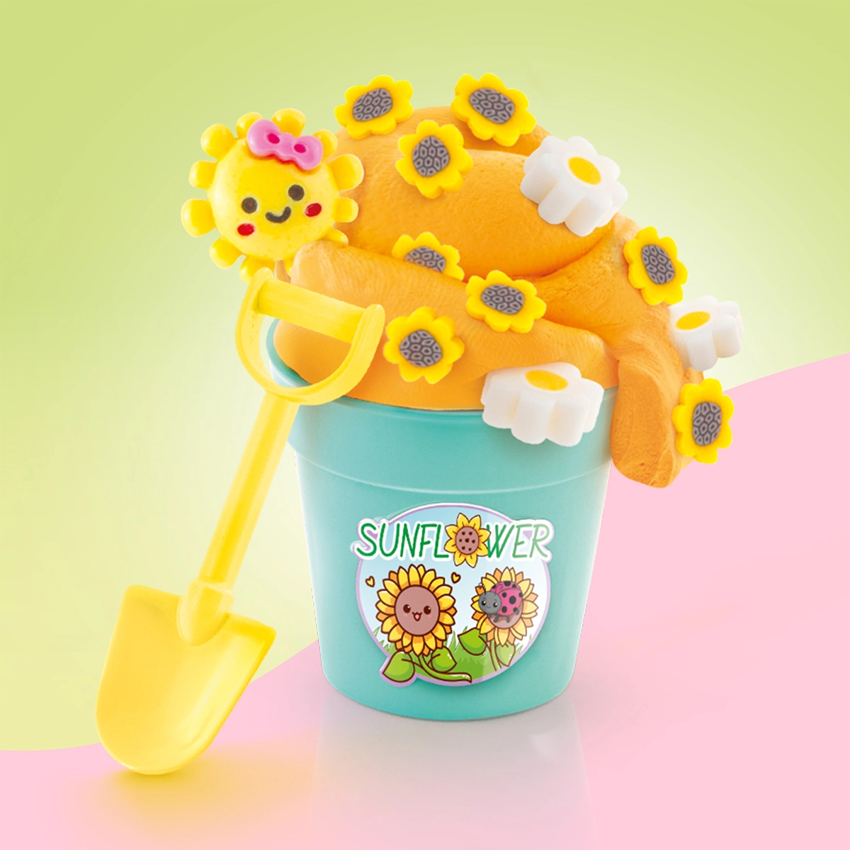 Slime flower mini garden