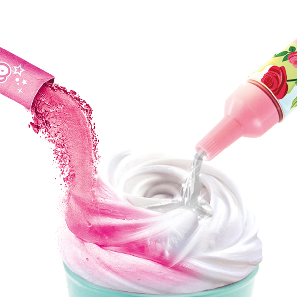Slime flower mini garden