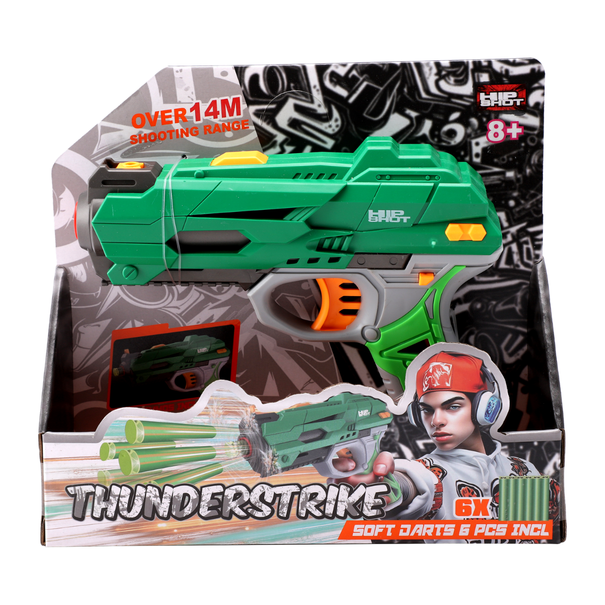 Hip Shot Thunderstrike (w/ x6 Darts) - Kiddy Zone