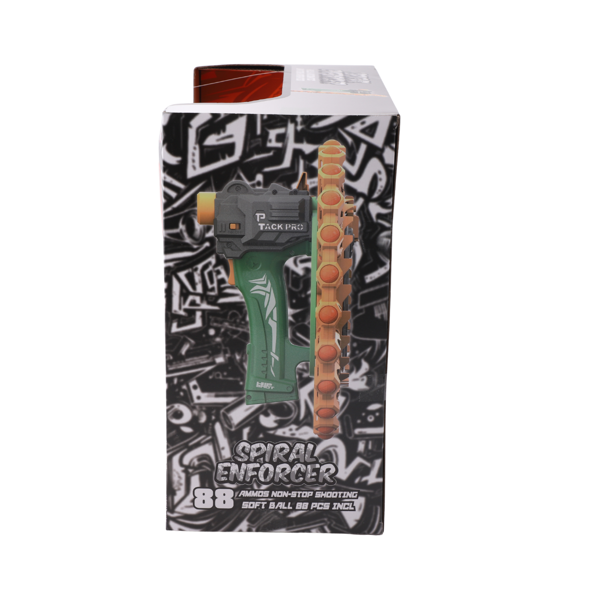 Hip Shot B/O Spiral Enforcer (w/ 88pcs Soft Balls) - Kiddy Zone