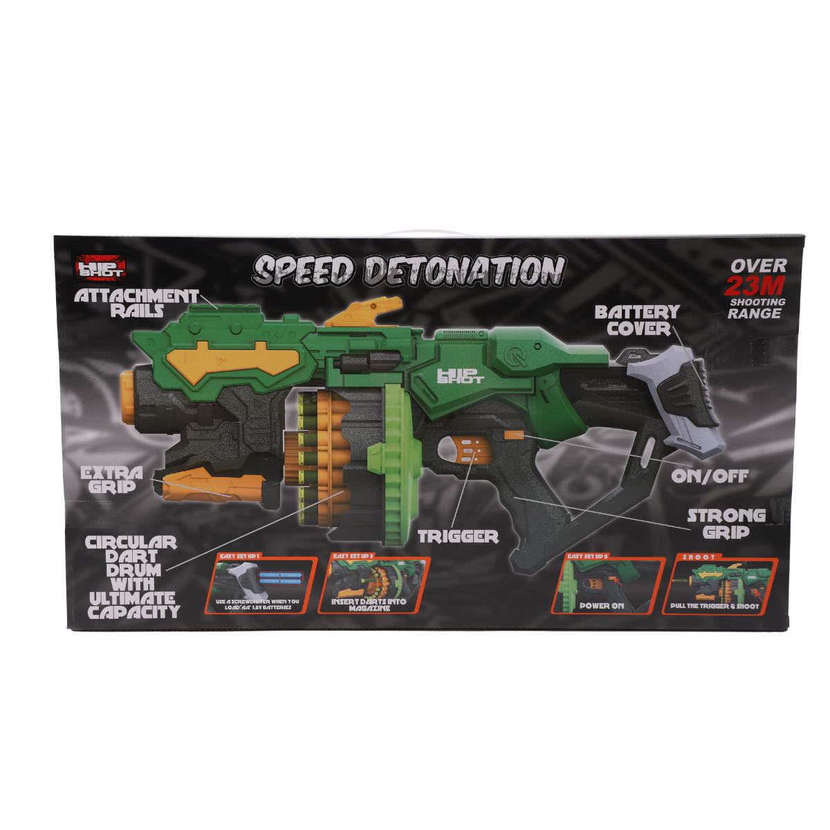 Hip Shot B/O Speed Detonation (w/ 20pcs Darts)