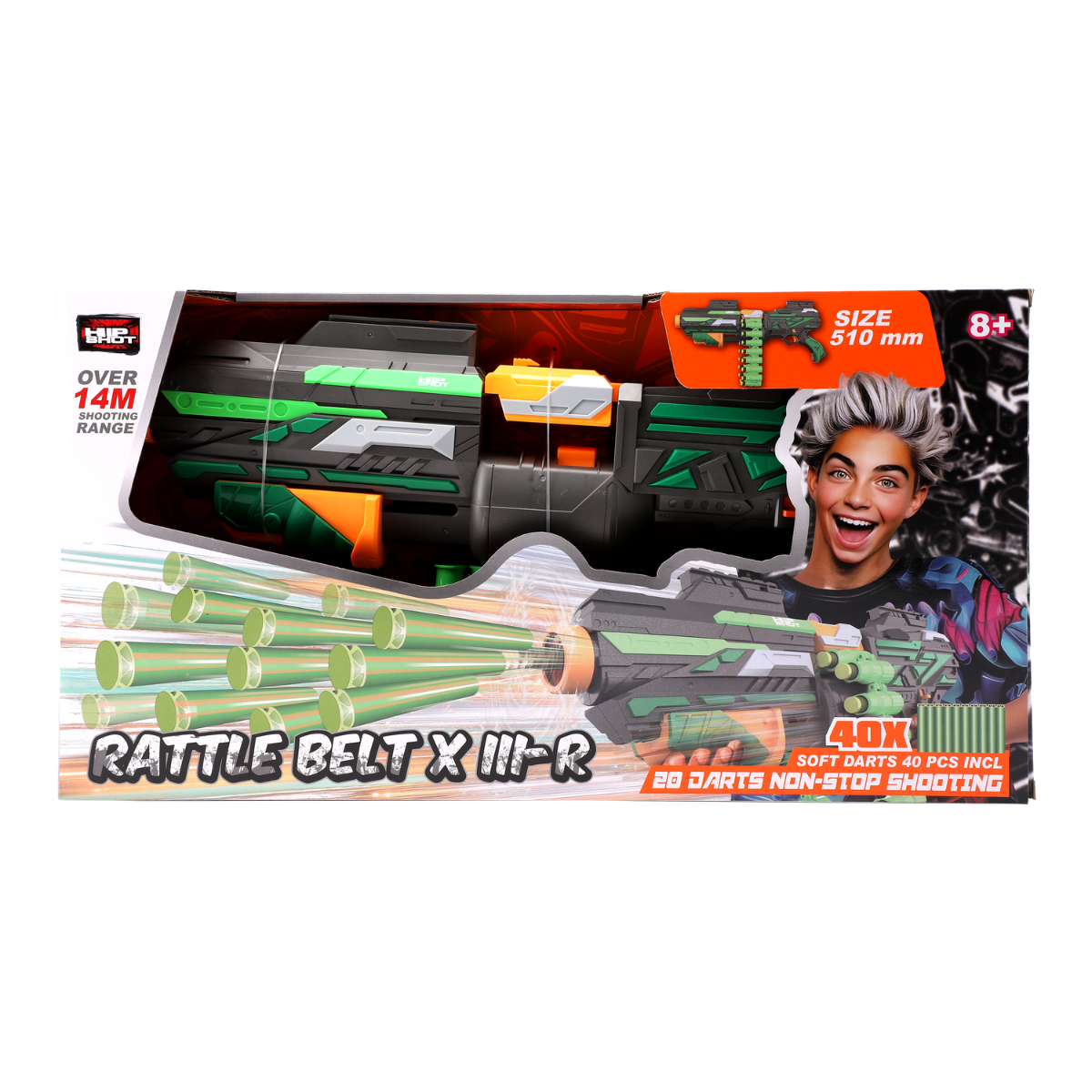 Hip Shot Rattle X III-R (w/ x40pcs Darts)