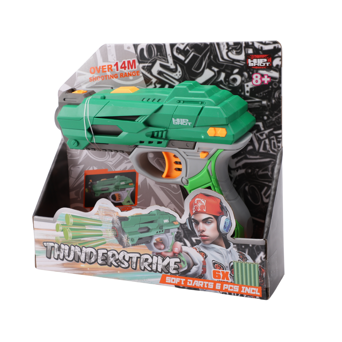 Hip Shot Thunderstrike (w/ x6 Darts) - Kiddy Zone