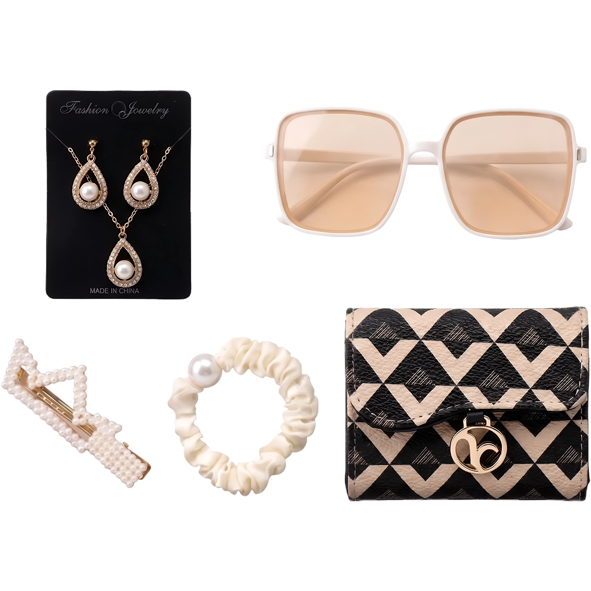 Veloura Elegance Accessory Set Deluxe (Midnight Cream)