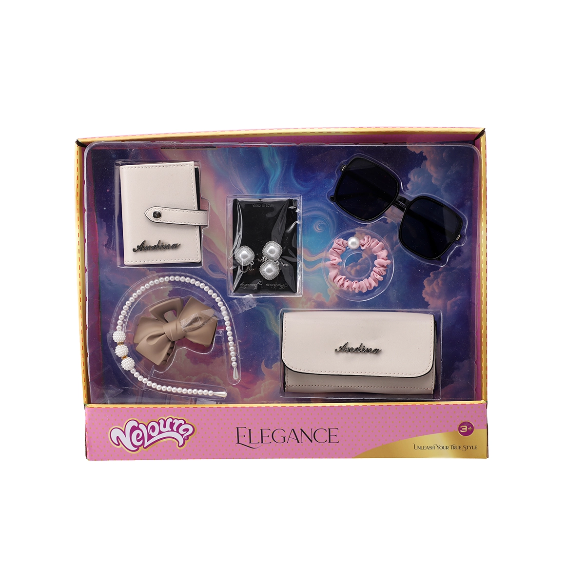 Veloura Elegance Accessory Set Prestige (Noir & Ivory)