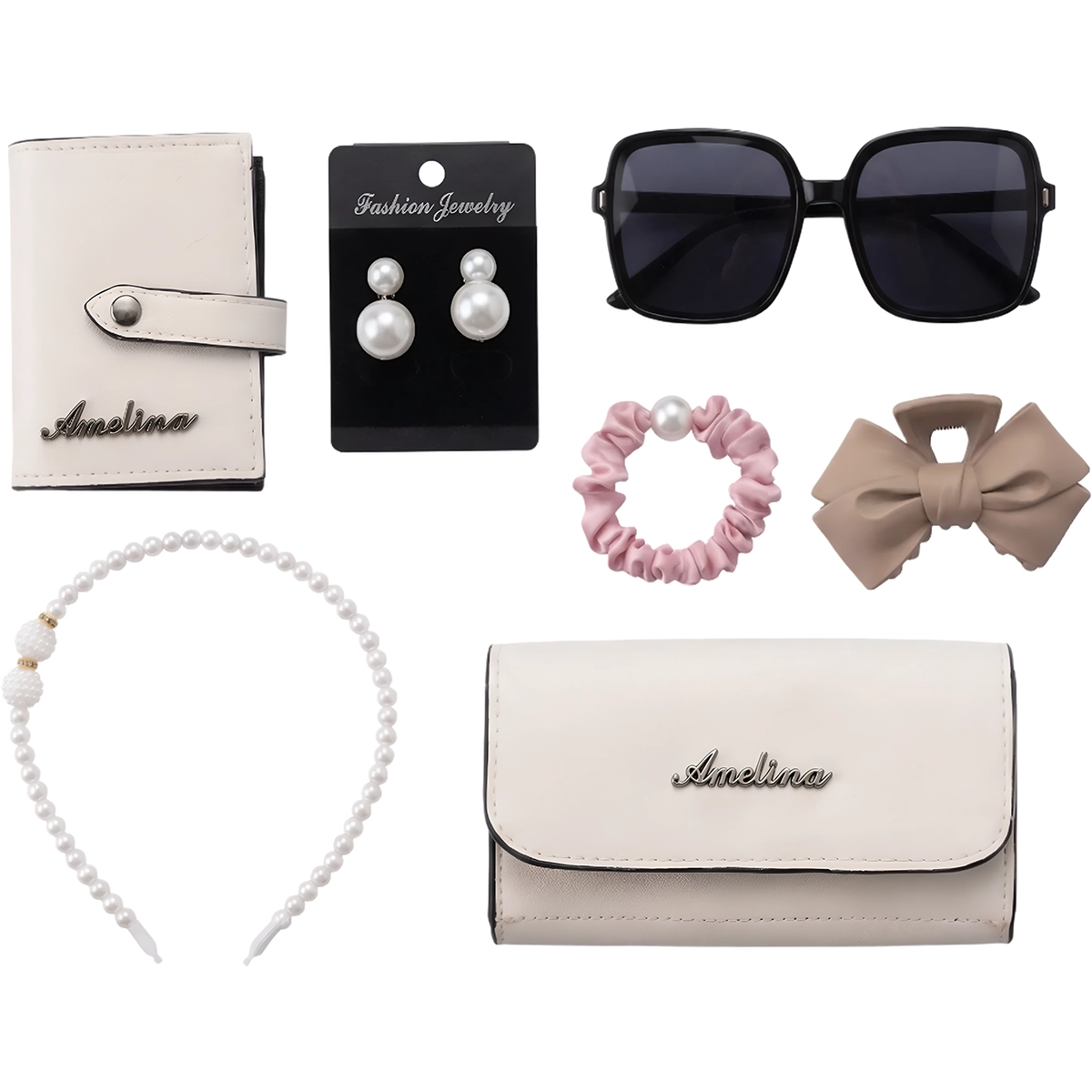 Veloura Elegance Accessory Set Prestige (Noir & Ivory)