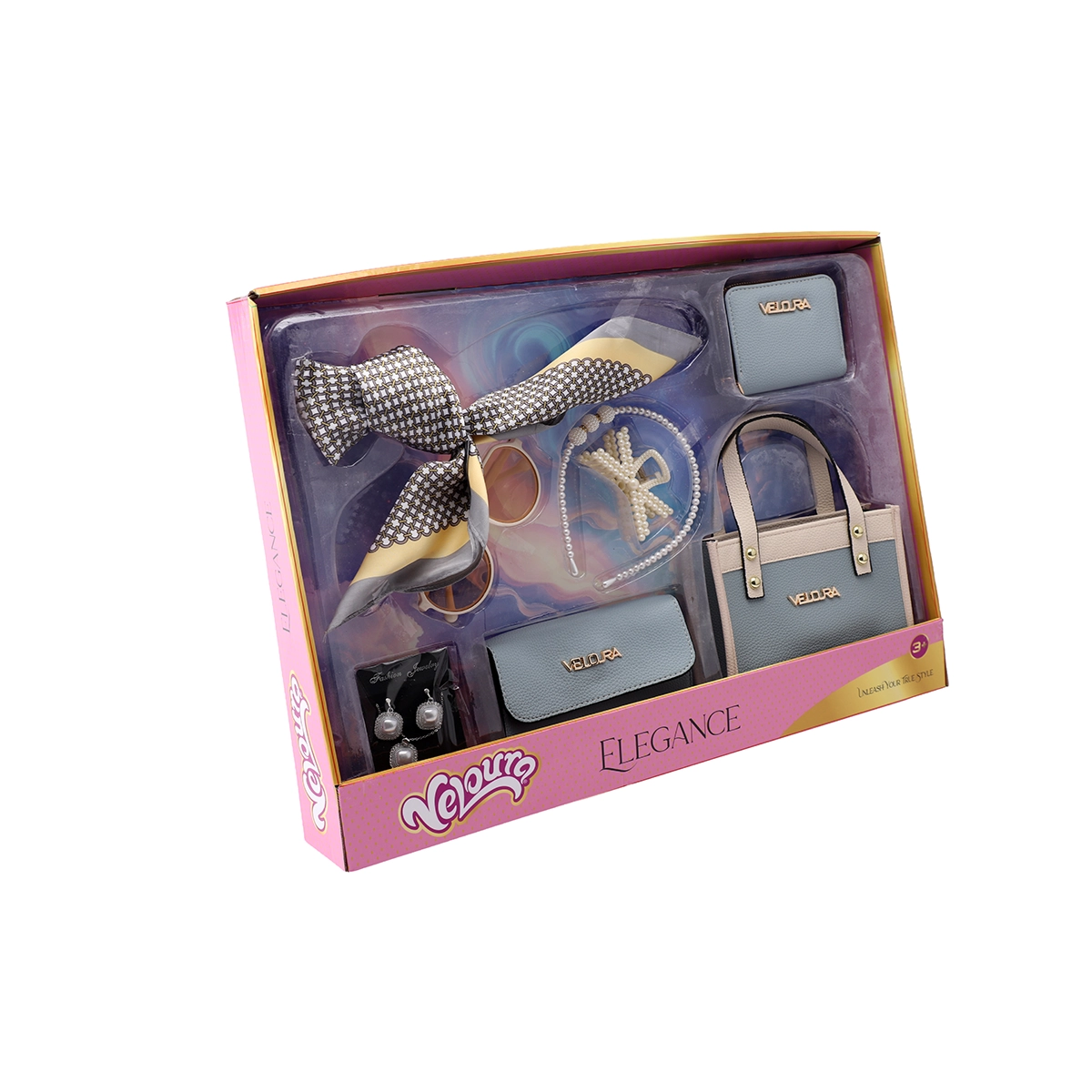 Veloura Elegance Accessory Set Elite (Cerulean)