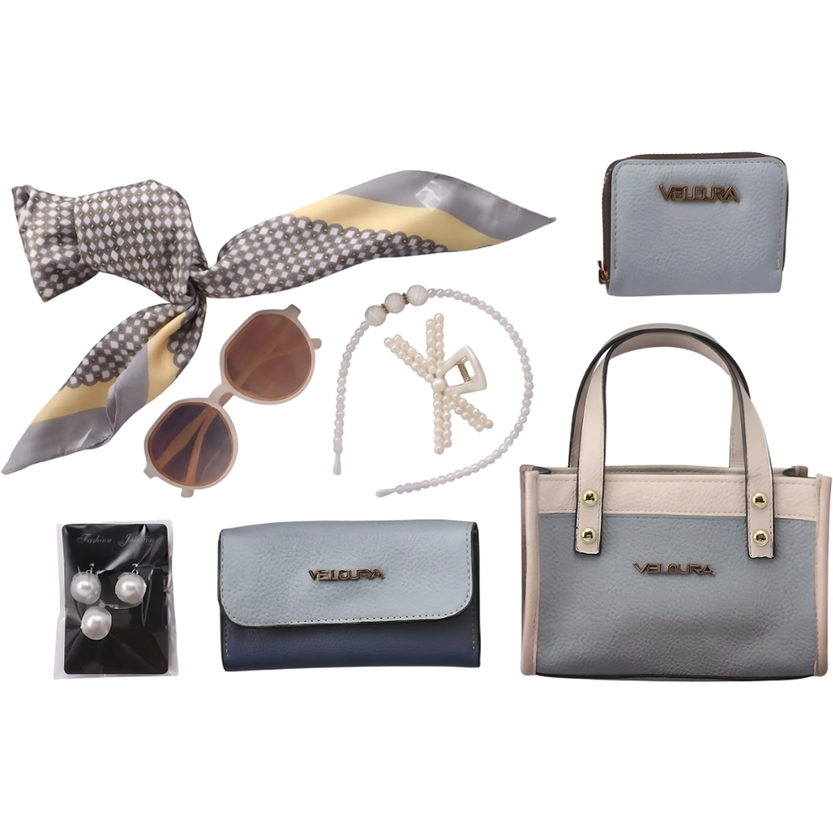 Veloura Elegance Accessory Set Elite (Cerulean)