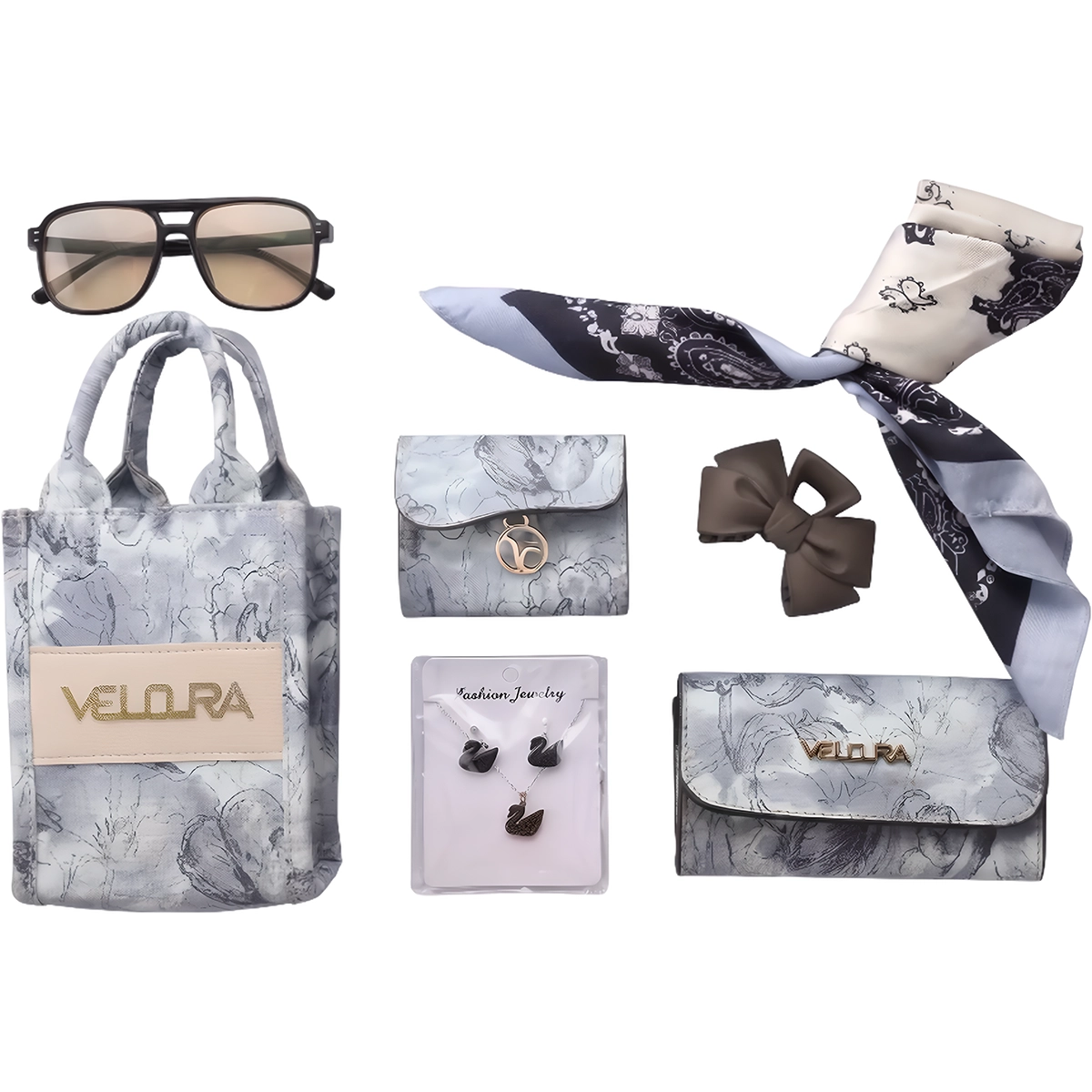 Veloura Elegance Accessory Set Elite (Azure)