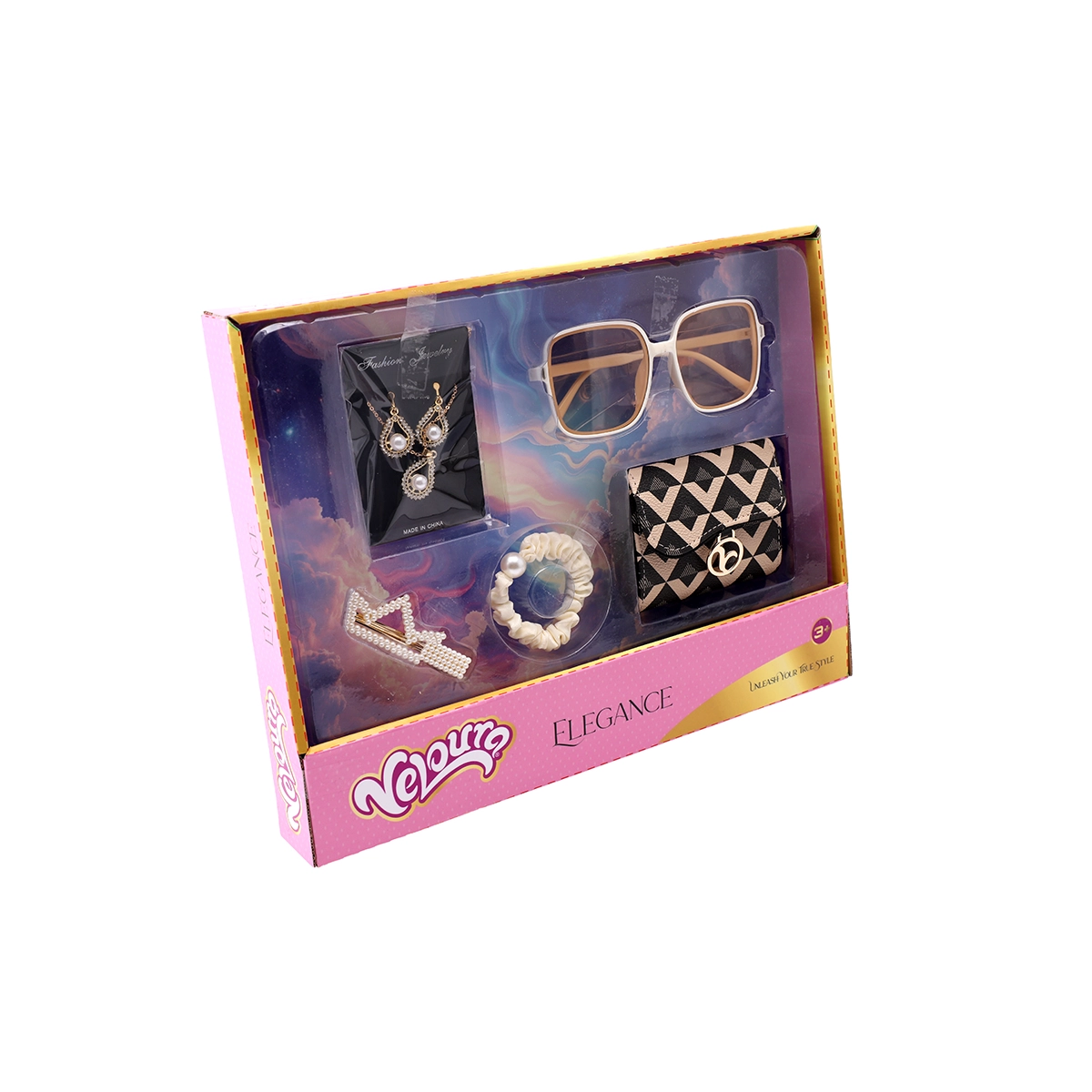 Veloura Elegance Accessory Set Deluxe (Midnight Cream)