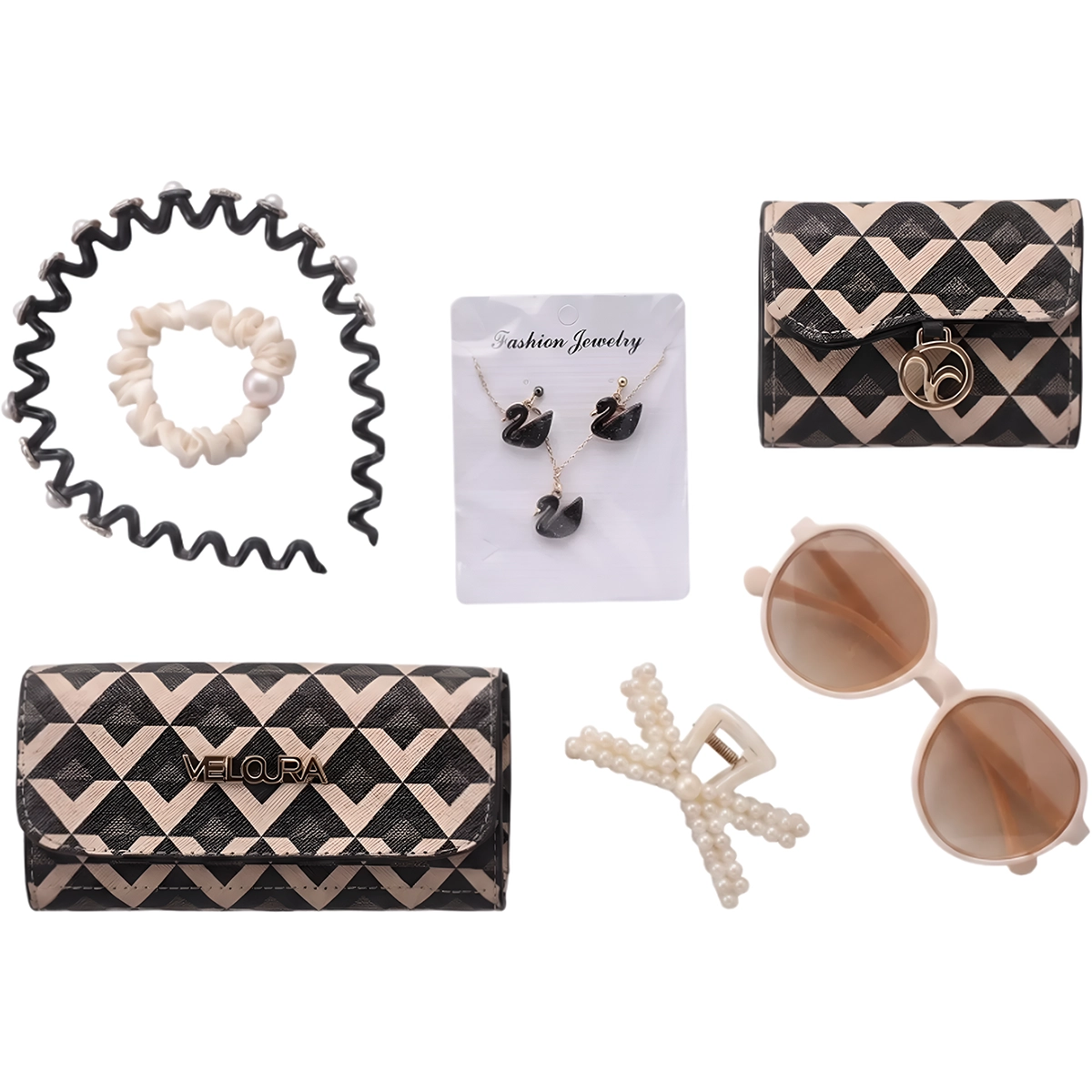 Veloura Elegance Accessory Set Prestige (Bronze & Leather)
