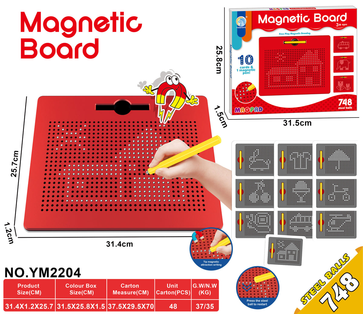 MAGNETIC DRAWING BOARD 3YRS+