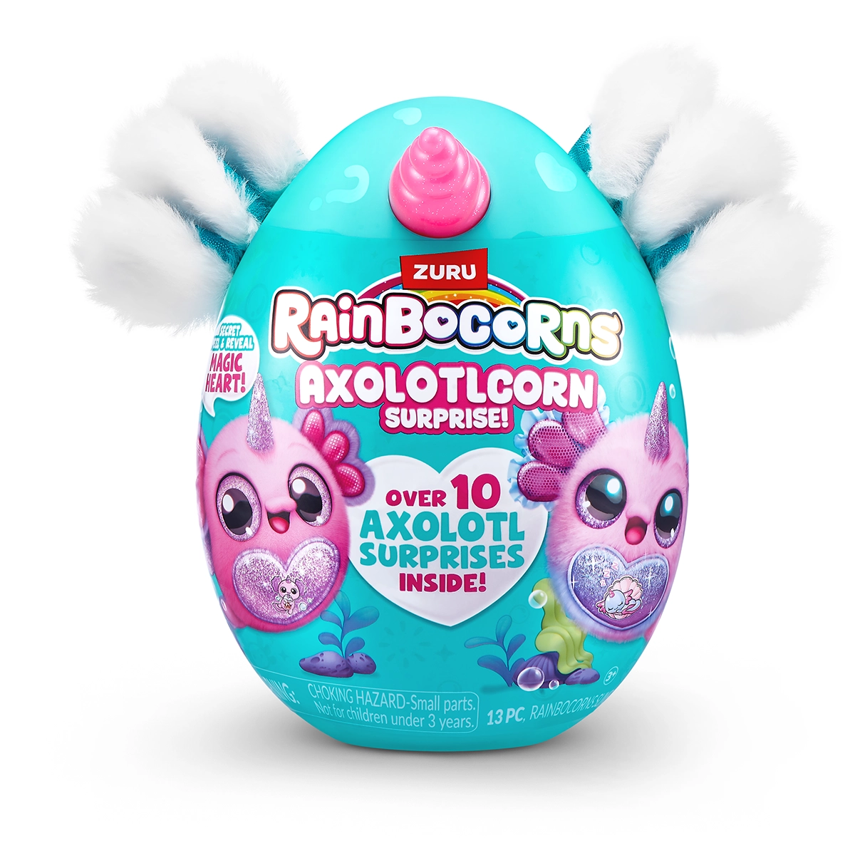 RAINBOCORNS-SPARKLE HEART SURPRISE-AXOLOTLCORN