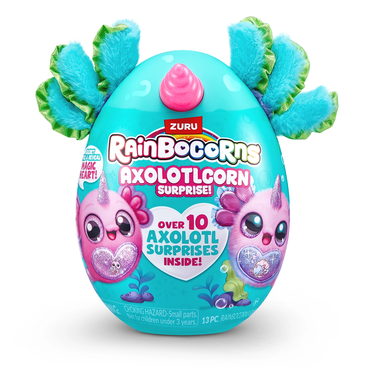 RAINBOCORNS-SPARKLE HEART SURPRISE-AXOLOTLCORN