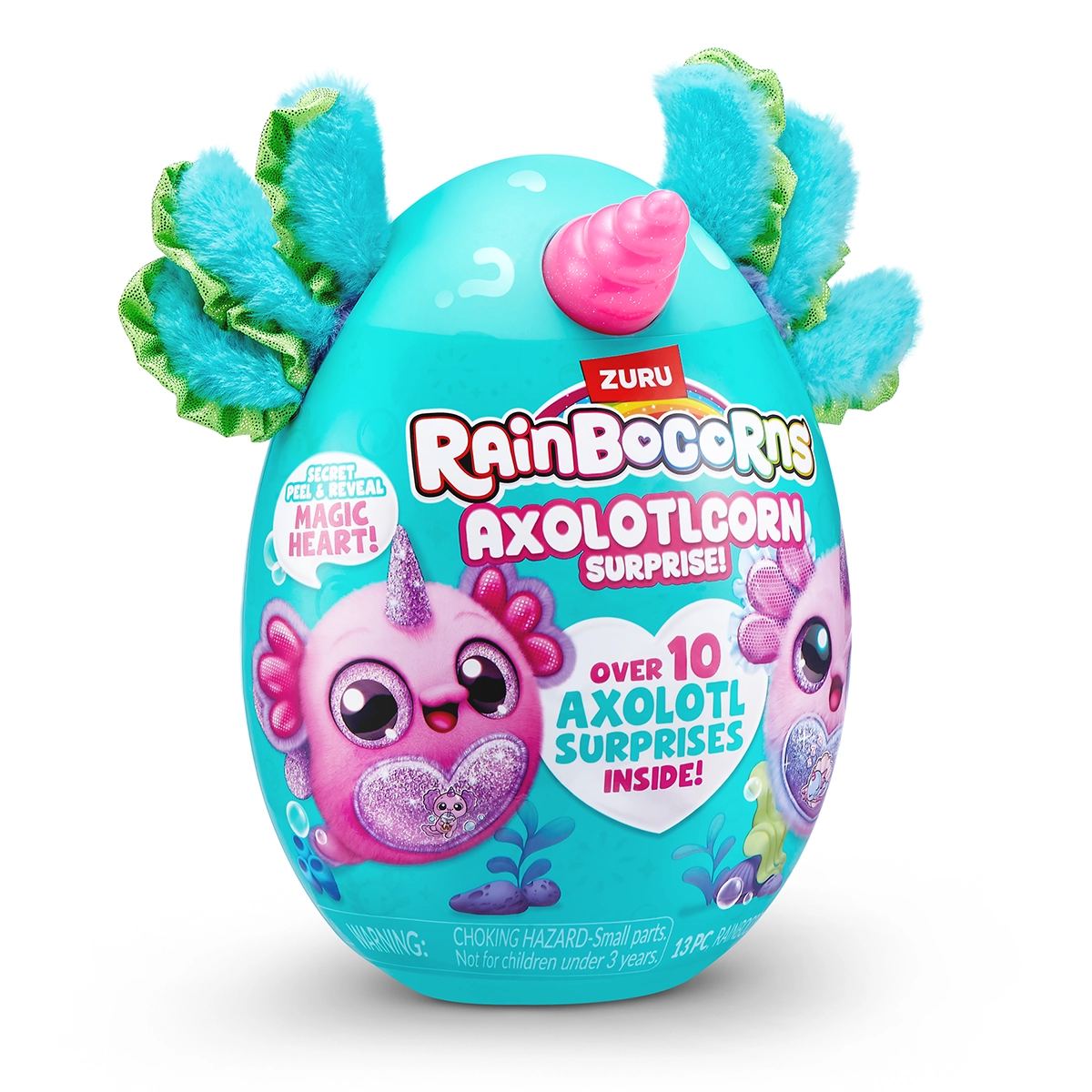 RAINBOCORNS-SPARKLE HEART SURPRISE-AXOLOTLCORN