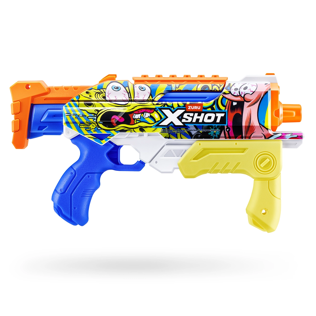 XSHOT WATER-FAST FILL SKINS-SPONGEBOB HYPERLOAD