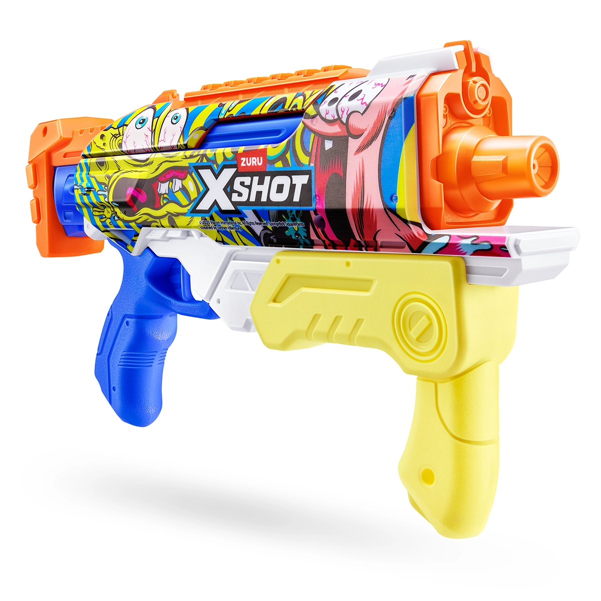 XSHOT WATER-FAST FILL SKINS-SPONGEBOB HYPERLOAD