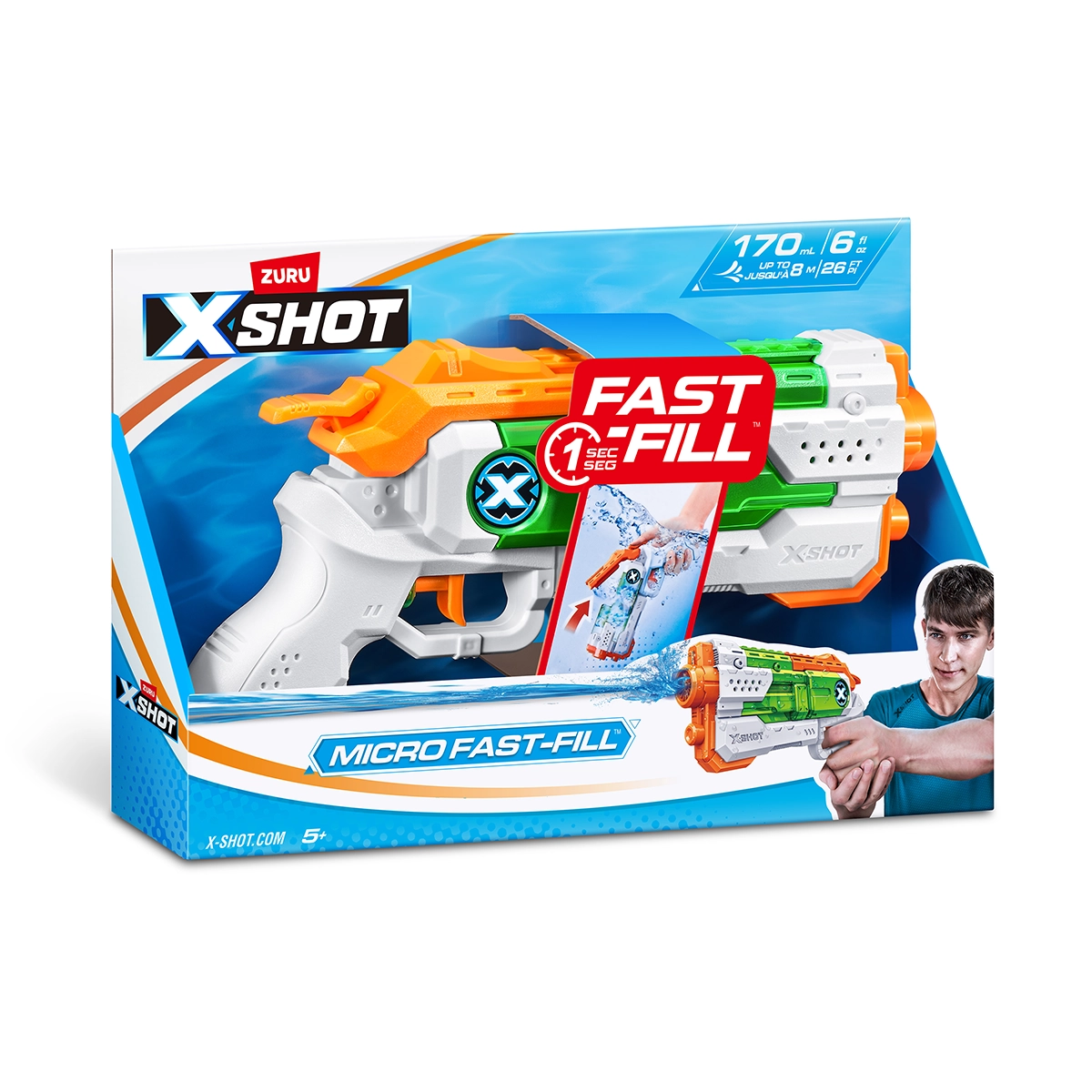 XSHOT WATER-FAST FILL-SMALL BLASTER,S3