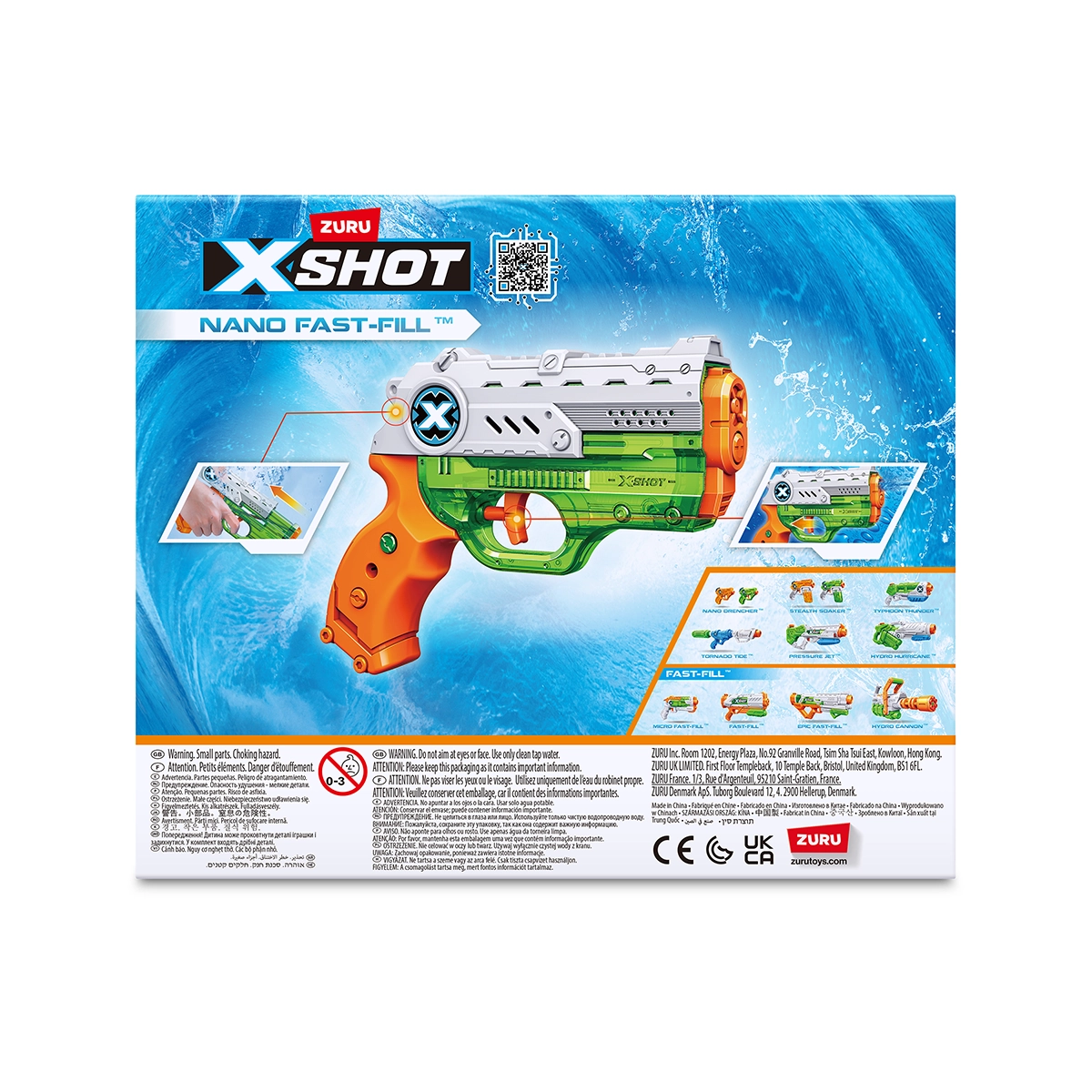 XSHOT WATER-FAST FILL-NANO BLASTER