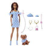 Barbie Twinning Looks - Brunette Doll - Kiddy Zone