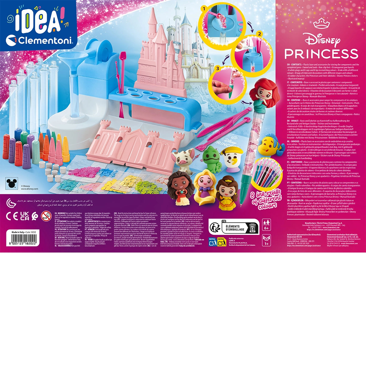 CLEMENTONI IDEA DISNEY PRINCESS PEN LAB