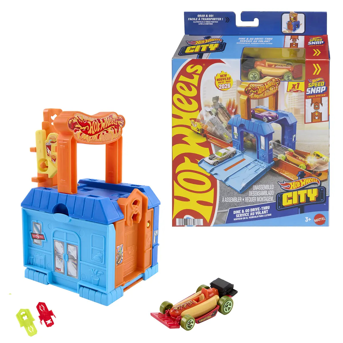 Hot Wheels City Value Fold & Go Asst.