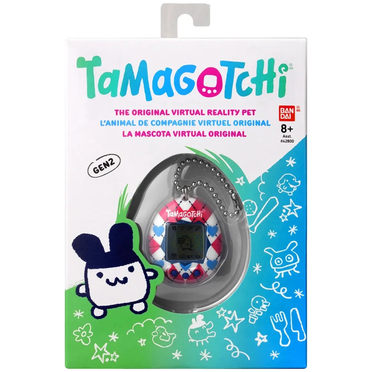 TAMAGOTCHI ORIGI. ARGYLE HEART B/O