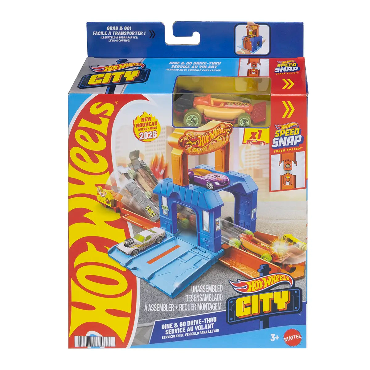 Hot Wheels City Value Fold & Go Asst.