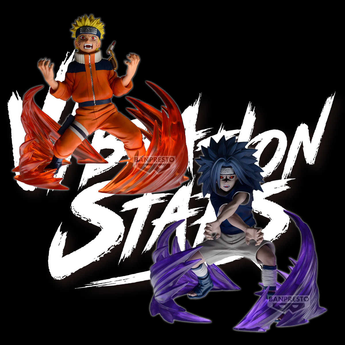 NARUTO 72 series- 26＆27 VIBRATION STARS-NARUTO UZUMAKI & SASUKE UCHIHA-(B:SASUKE UCHIHA)