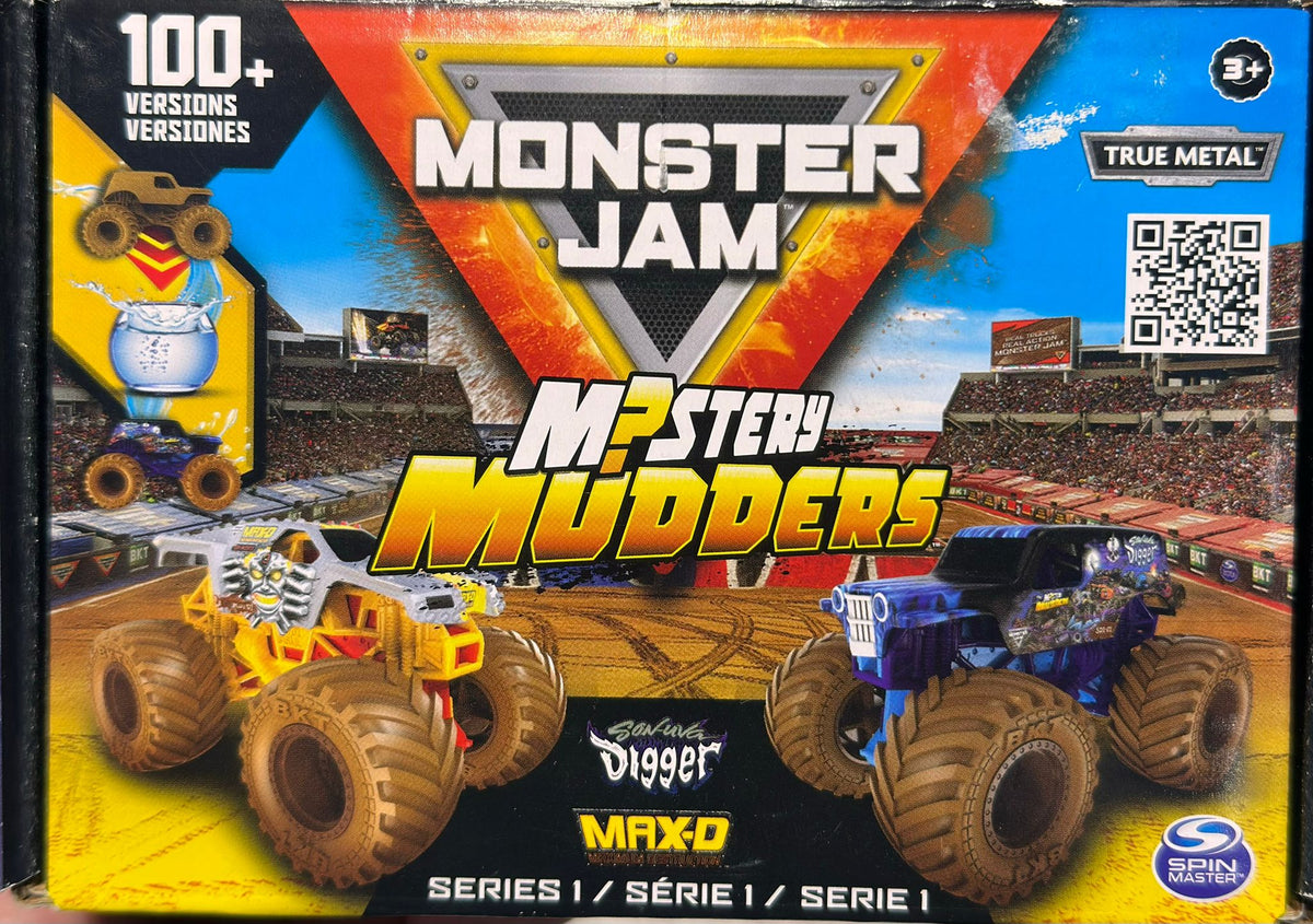 Monster Jam 1:64 Mystery Mudders 2-Pack