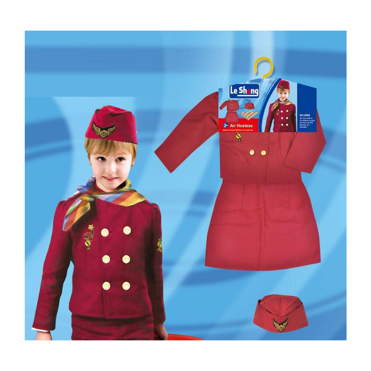 Buy online Red Polyester Air Hostess Costume from girls for Women by Kaku Fancy  Dresses for ₹600 at 60% off | 2024 Limeroad.com
