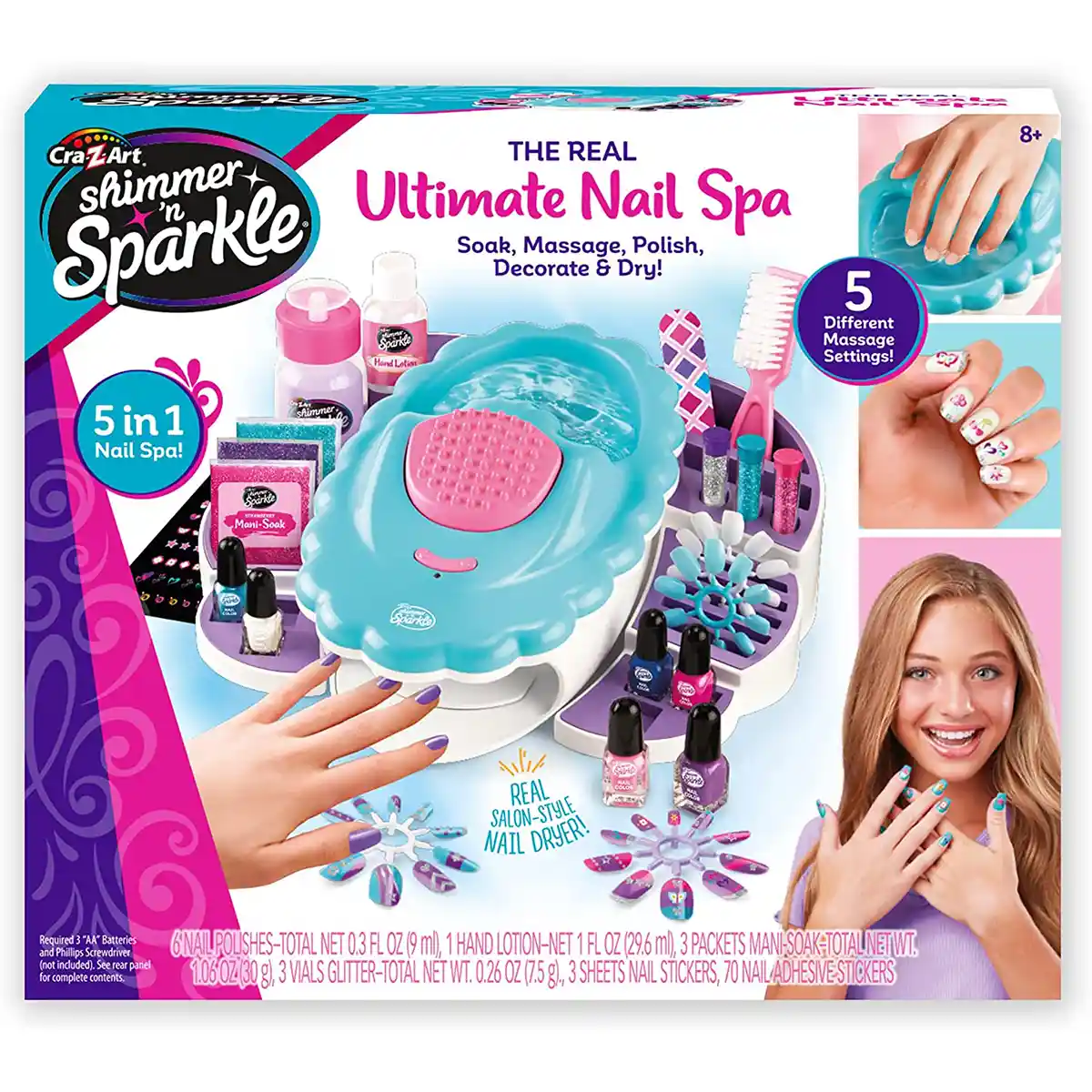 Shimmer N Sparkle Ultimate Nail Spa - Kiddy Zone
