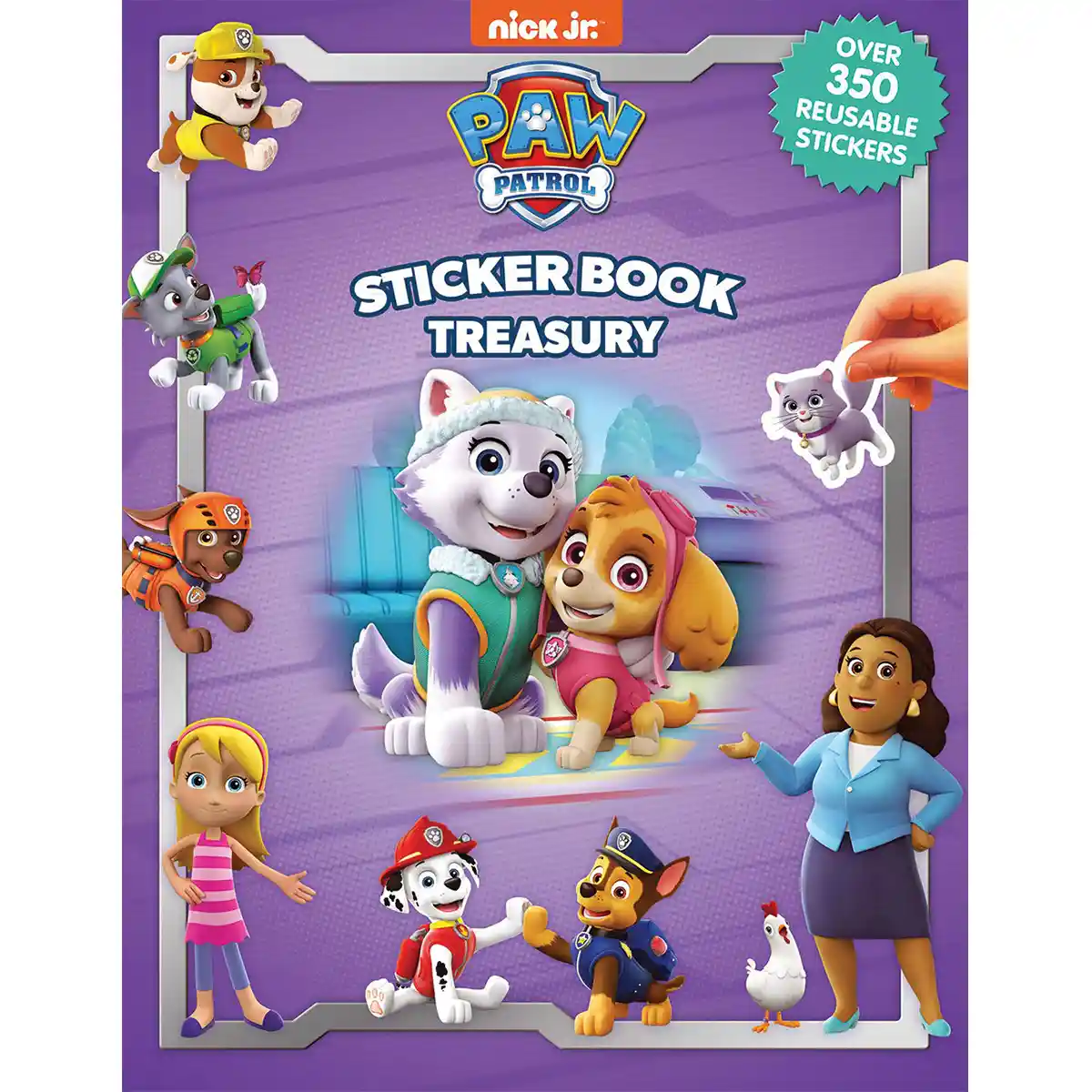 NICK PAW PATROL GIRLS STICKER BOOK TREASURY - Kiddy Zone